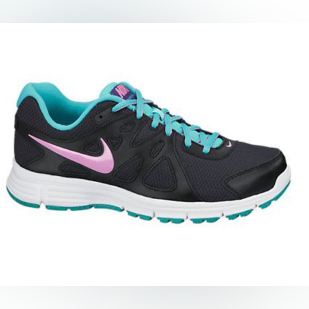 Nike Womens Revolution 2 'Anthracite Magenta Jade' Size 7 - Picture 8 of 8